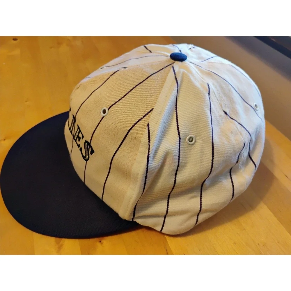 Denver Colorado Rockies Invesco Baseball Cap Snapback Hat Pin Stripe RN38106